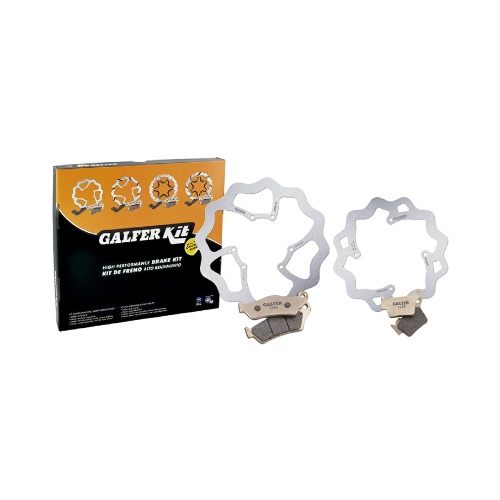 Kit plaquettes et disques de frein Galfer Wave Husaberg 250 FE (13-14) KG606W