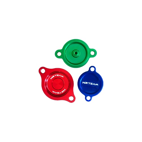 Couvercle de filtre à huile Yamaha YZ 450 F (03-09) bleu - NRTeam DS94.0003B