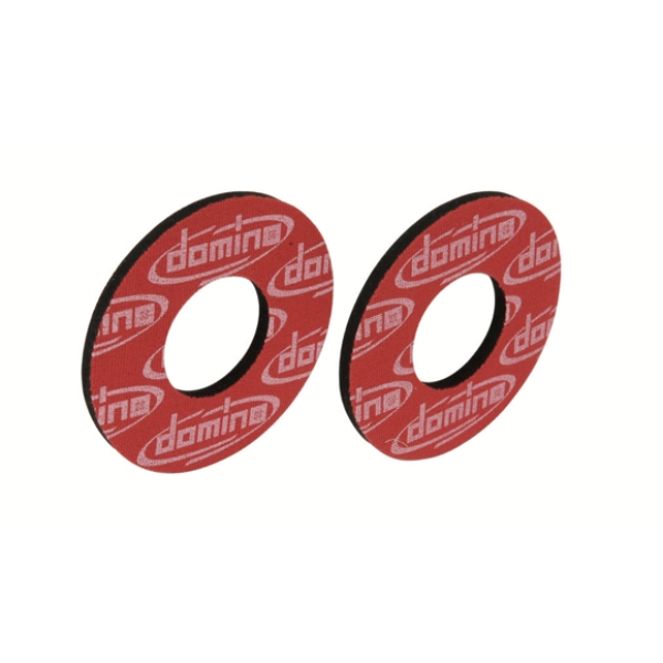 Paire de donuts pour poignées Domino rouges 0004.26.42