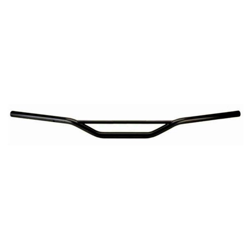 Guidon 22 mm acier cintrage moyen noir Tommaselli Guidon 22 mm acier cintrage moyen noir Tommaselli
