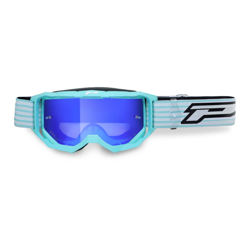 Masque Pro Grip Vision Go - Bleu clair écran miroir bleu