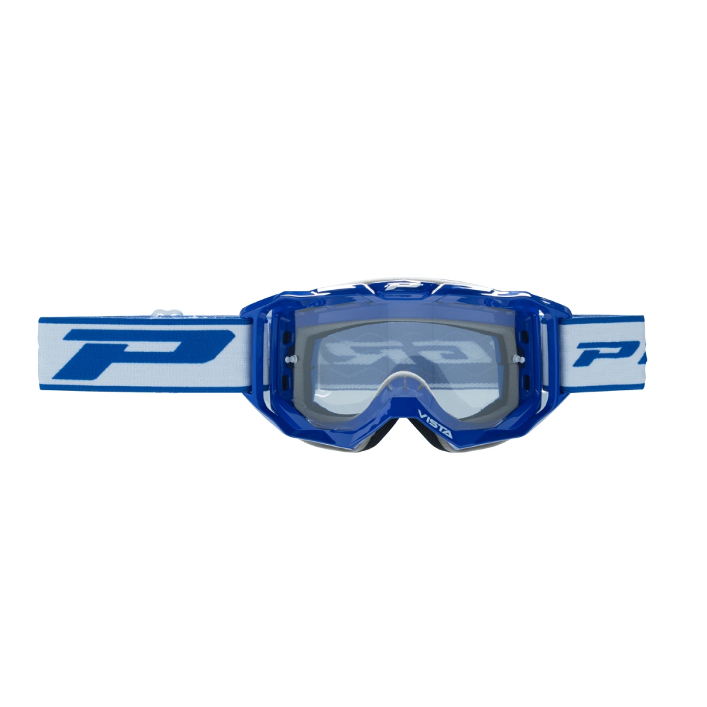 Masque Pro Grip Vista - Bleu Blanc écran transparent