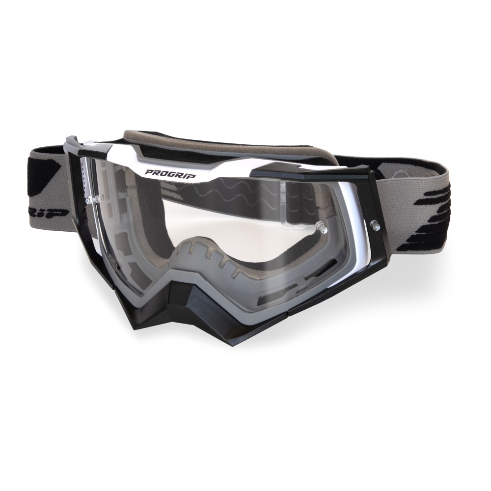 Masque Pro Grip Rapid - Gris Noir Blanc écran transparent
