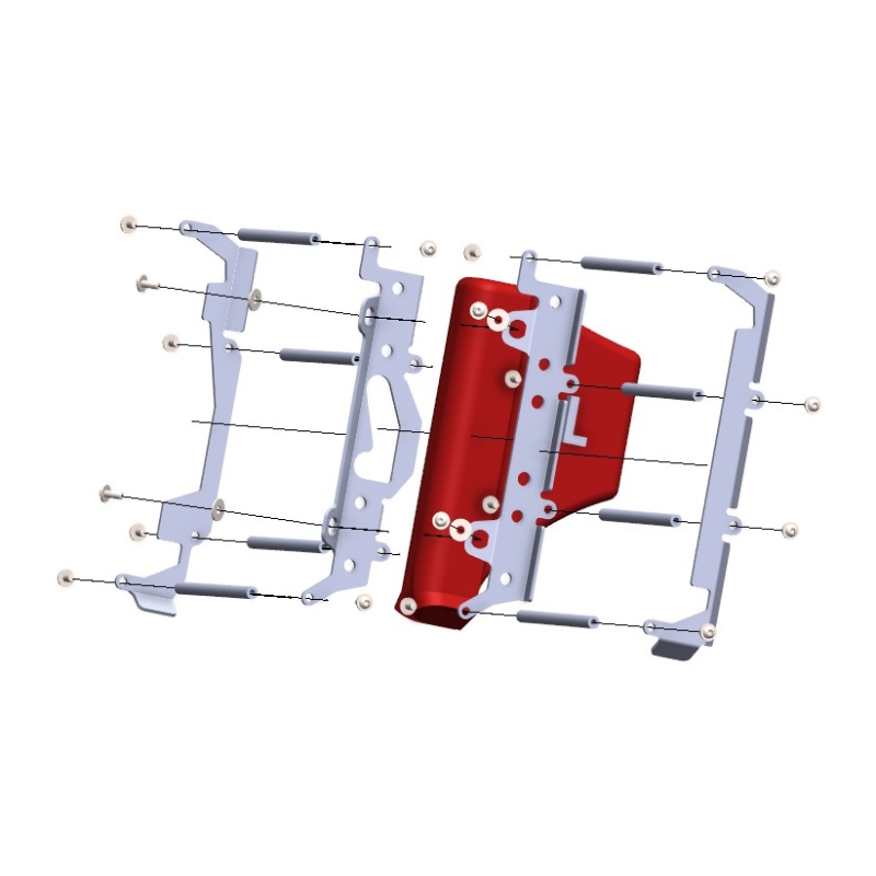 Protection radiateur Husqvarna 150 TE (20-23) aluminium 6002030001