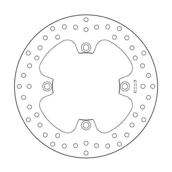 Disque de frein Brembo Serie Oro Beta RR 520 (10-11) arrière 68B40789