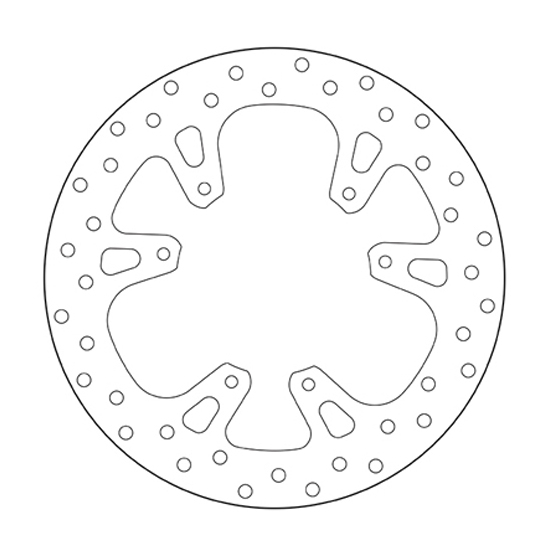 Disque de frein Brembo Serie Oro Honda CRF 450 R (02-14) avant 68B40796