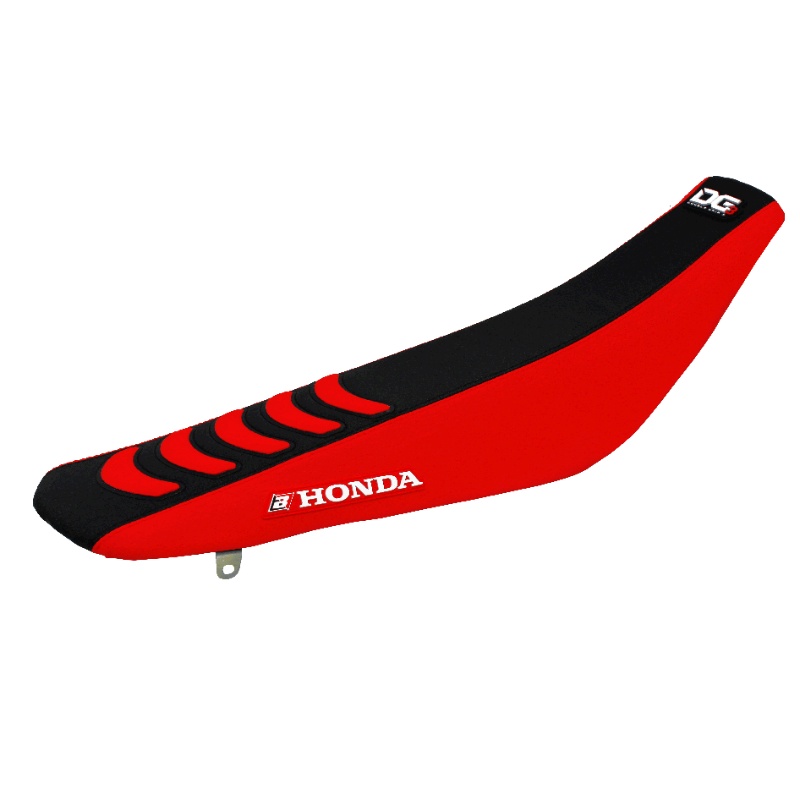 Housse de selle Blackbird Honda CRF 450 R (17-20) DG3 noir e rouge BL-1148H