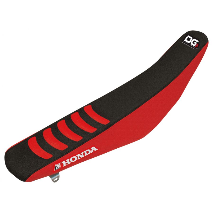 Housse de selle Blackbird Honda CRF 450 R (21-25) DG3 noir e rouge BL-1149H