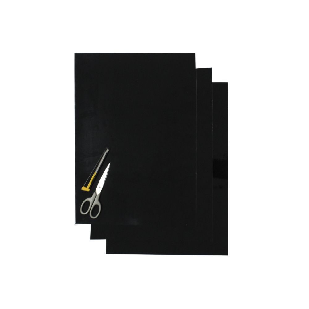Feuilles adhésives Crystall noirs