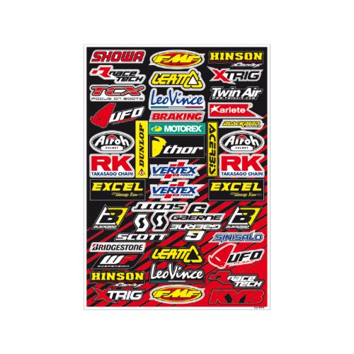 Kit autocollants logos sponsor - C