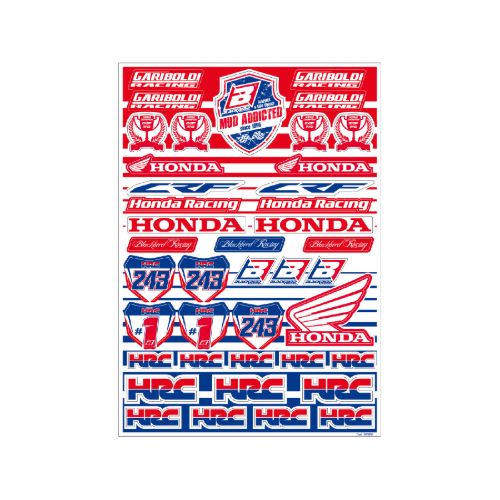 Kit autocollants logos - HRC