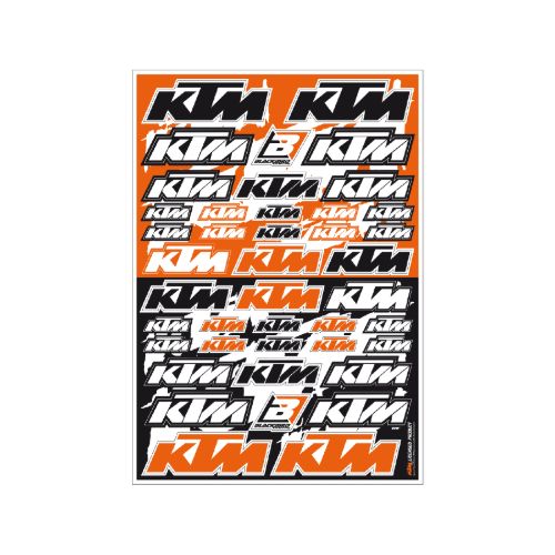 Kit autocollants logos - KTM