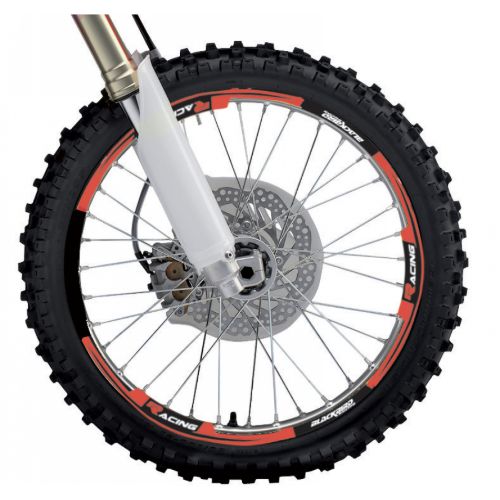 Kit autocollants roue Blackbird Wing rouges