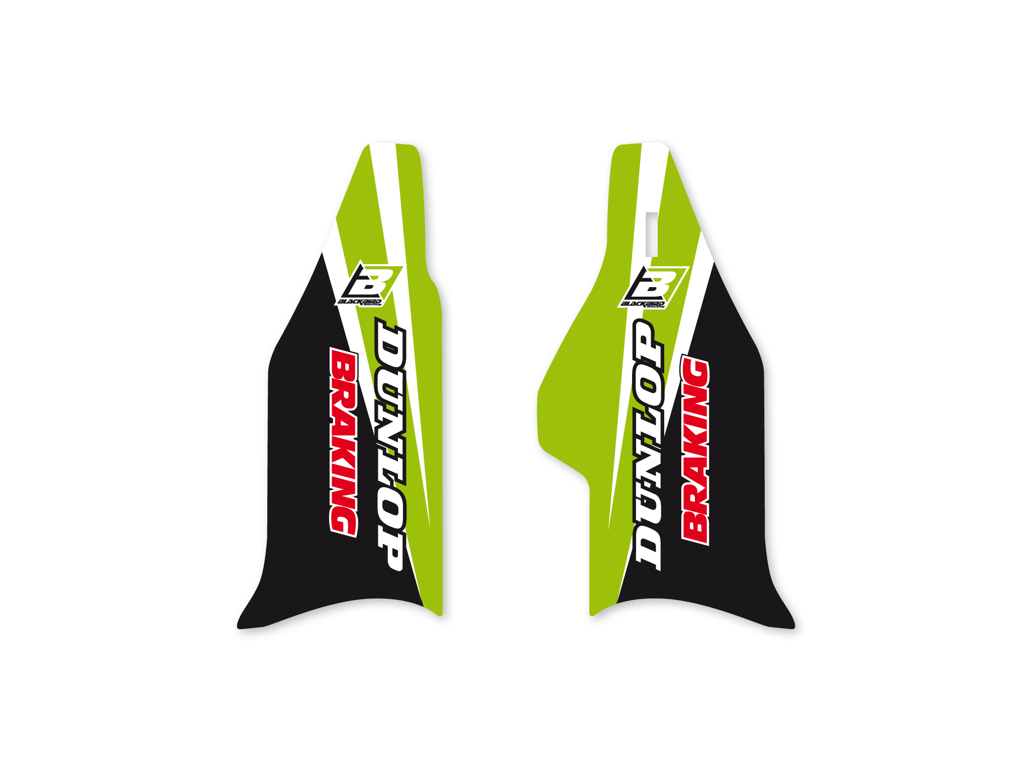 Autocollants de protection de fourche Kawasaki KX 250 (03-08) Dream 4 BL-5424N