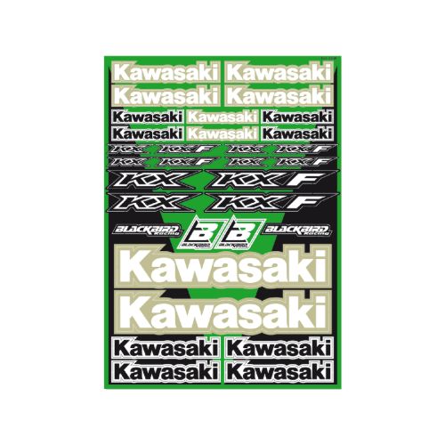 Kit autocollants Crystall universel Blackbird - Kawasaki