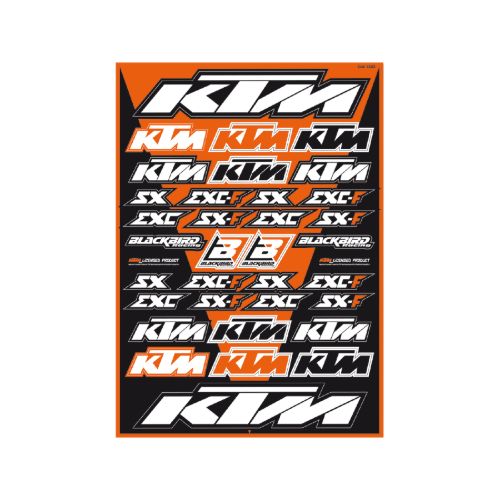 Kit autocollants Crystall universel Blackbird - KTM