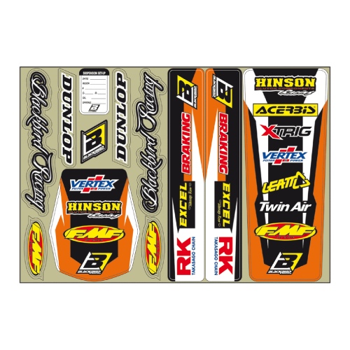 Kit graphique universel - orange
