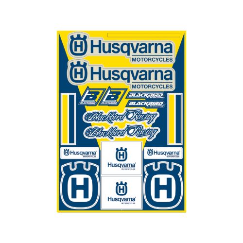 Kit autocollants Crystall universel Blackbird - Husqvarna