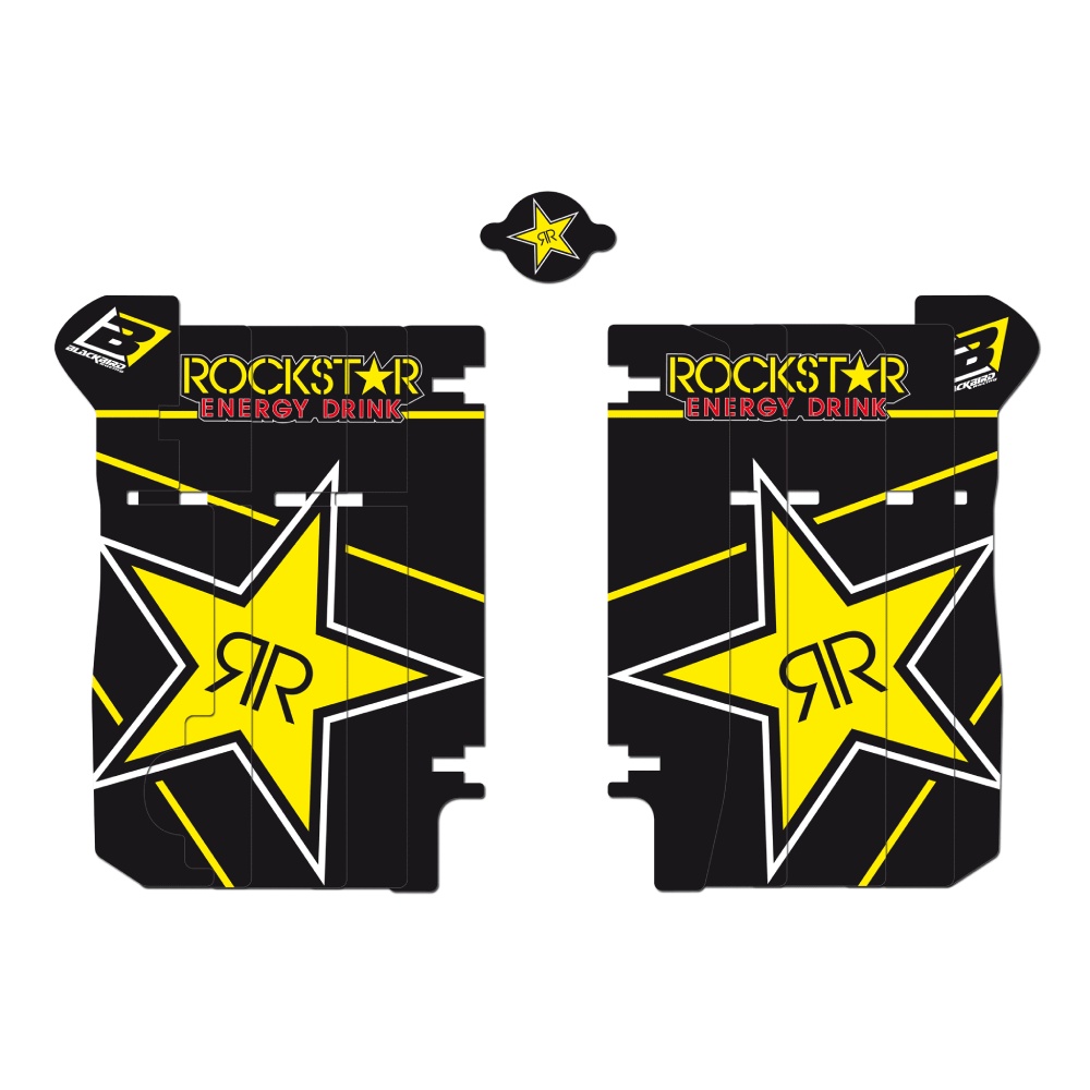 Autocollants de grille de radiateur Honda CRF 250 R (14-17) Rockstar Energy BL-A105L