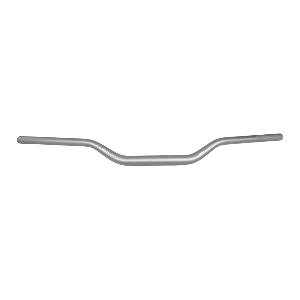 Guidon NRTeam 28.6 mm cintrage bas silver - 6061-T6
