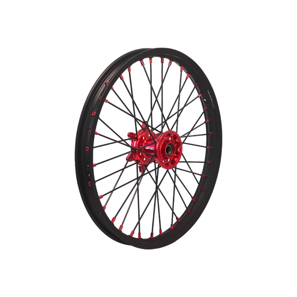 Roue Fantic 250 XEF (21-25) avant 21x1.60 rouge DS50.FB32R