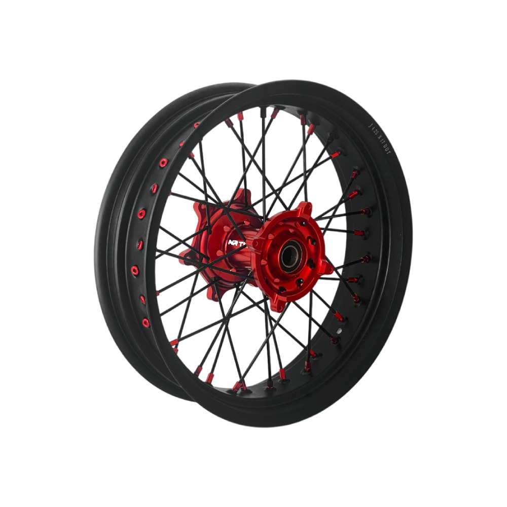 Roue Honda CRF 450 RX (17-26) arrière 17x4.25 rouge DS50.RM12R