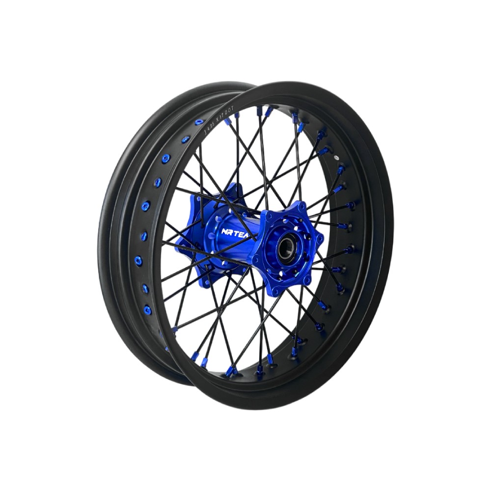 Roue KTM 125 SX (03-26) arrière 17x4.25 bleu DS50.RM51B