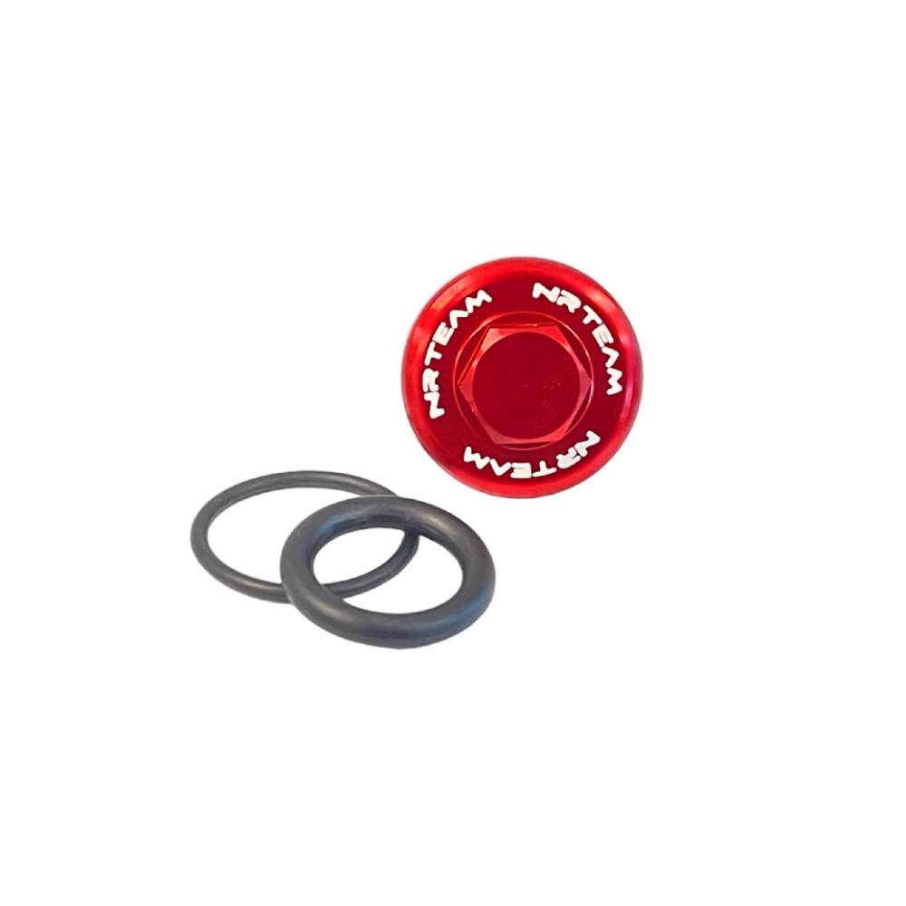 Bouchon de remplissage d’huile Suzuki RM 85 (02-23) rouge DS88.2004R