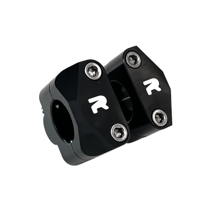 Kit d’adaptateurs pour guidon 28,6 mm sur tés de fourche da 22 mm noirs - NRTeam