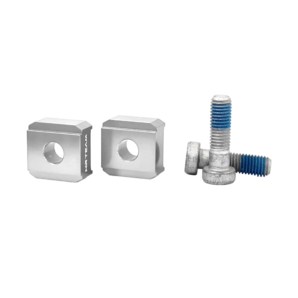 Kit rehausseurs de guidon Beta RR 250 (13-24) - 10 mm NRTeam grises DS88.6013G