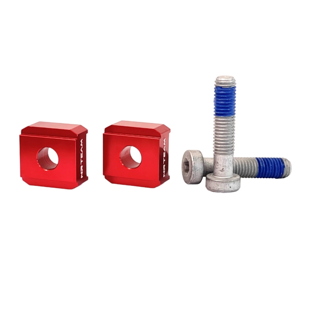 Kit rehausseurs de guidon Husaberg 350 FE (13-14) - 10 mm NRTeam rouges DS88.6014R