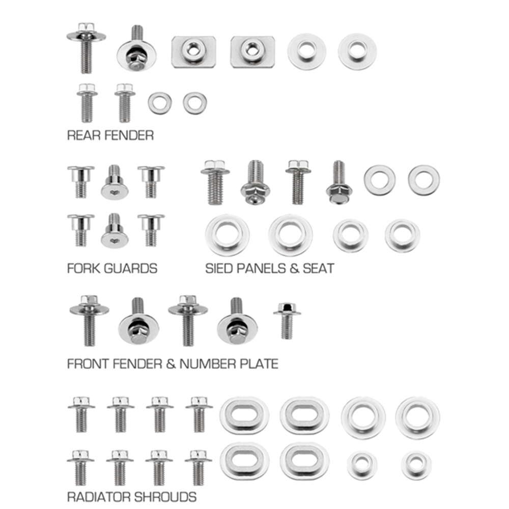 Kit de vis pour carénage Yamaha WR 450 F (12-15) DS89.5202