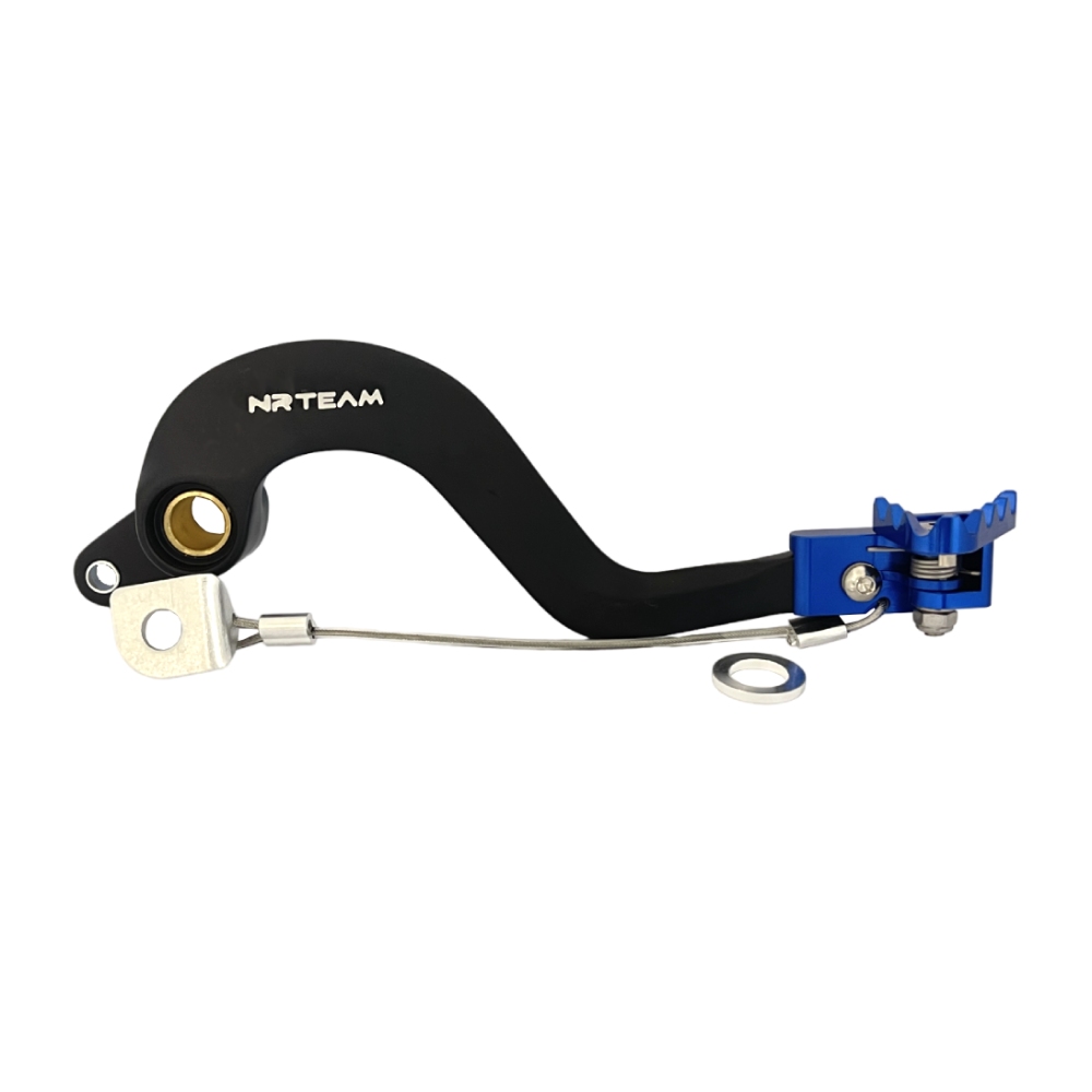 Pédale de frein NRTeam Fantic 125 XE (21-25) bleu DS93.0021B