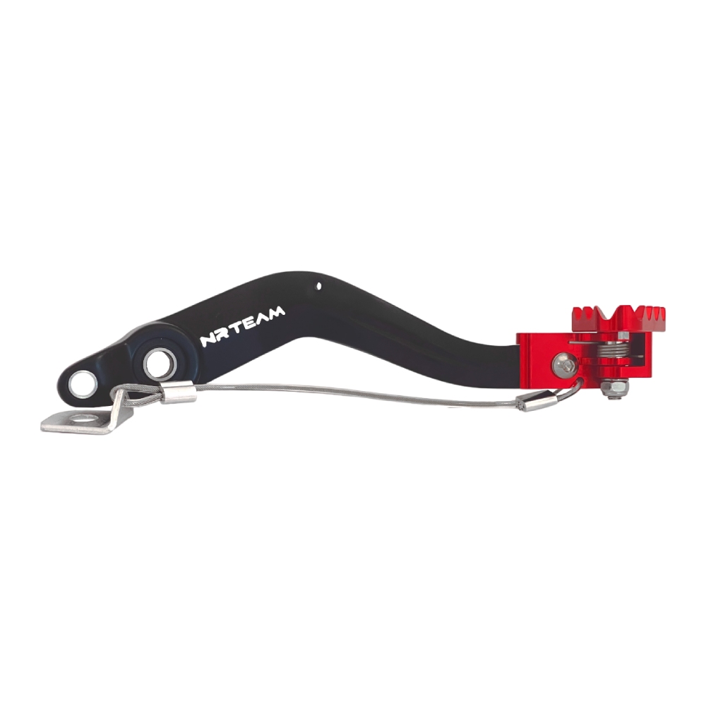 Pédale de frein NRTeam Beta RR 125 2T (20-26) rouge DS93.0086R