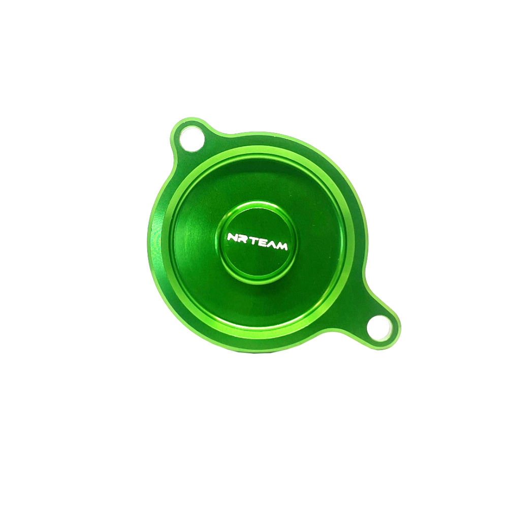 Couvercle de filtre à huile Kawasaki KX 450 F (06-15) vert - NRTeam DS94.0004V