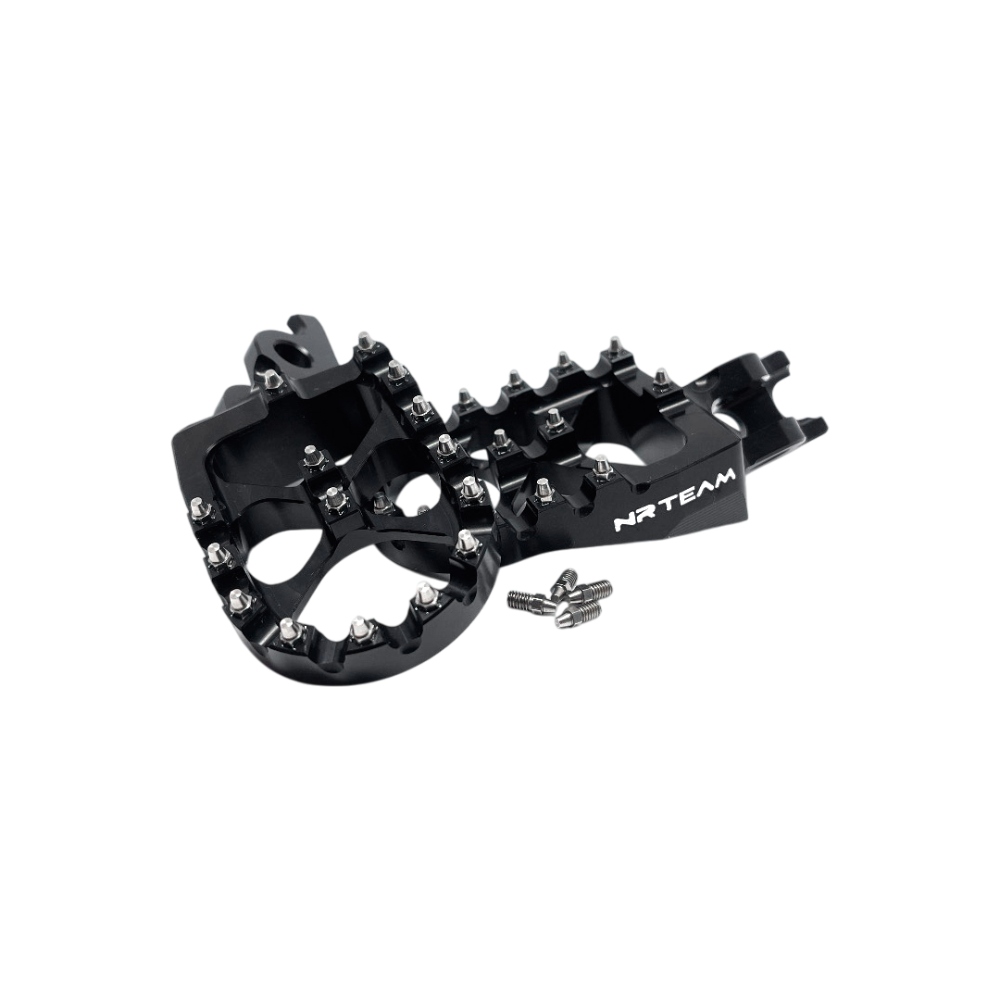 Repose-pieds en Ergal Kawasaki KX 450 F (07-26) noires DS98.0792N