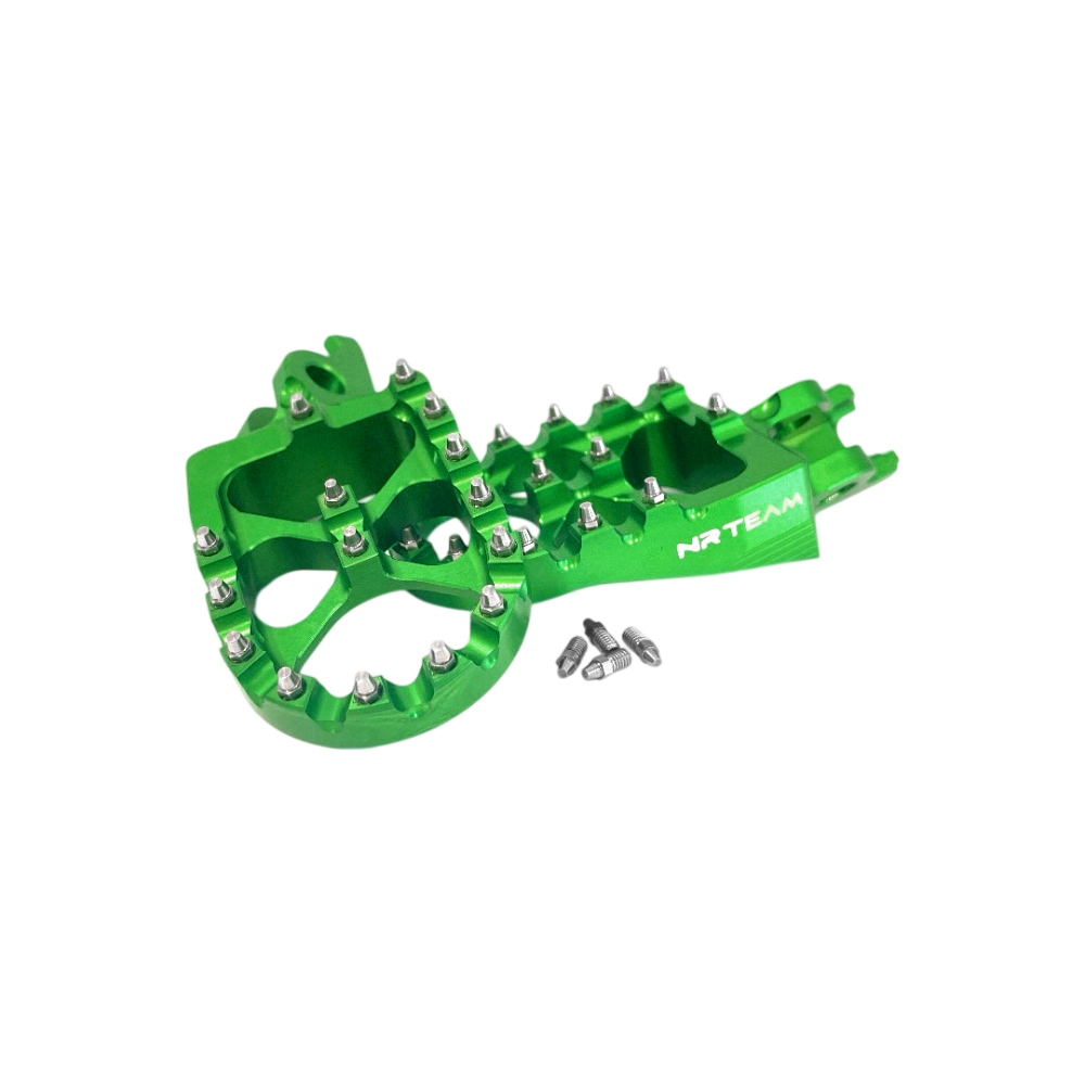 Repose-pieds en Ergal Kawasaki KX 450 F (07-26) verts DS98.0792V