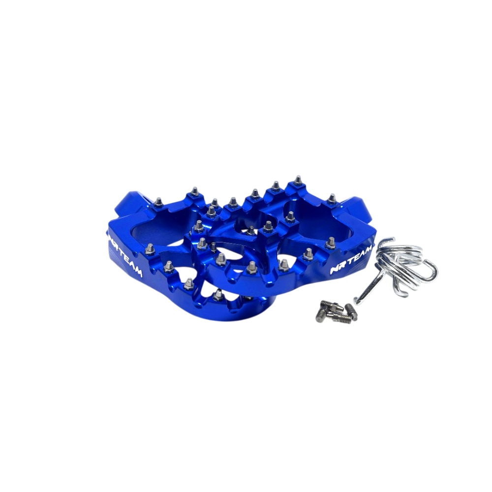 Repose-pieds en Ergal Honda CR 125 (95-99) bleu DS98.0795B