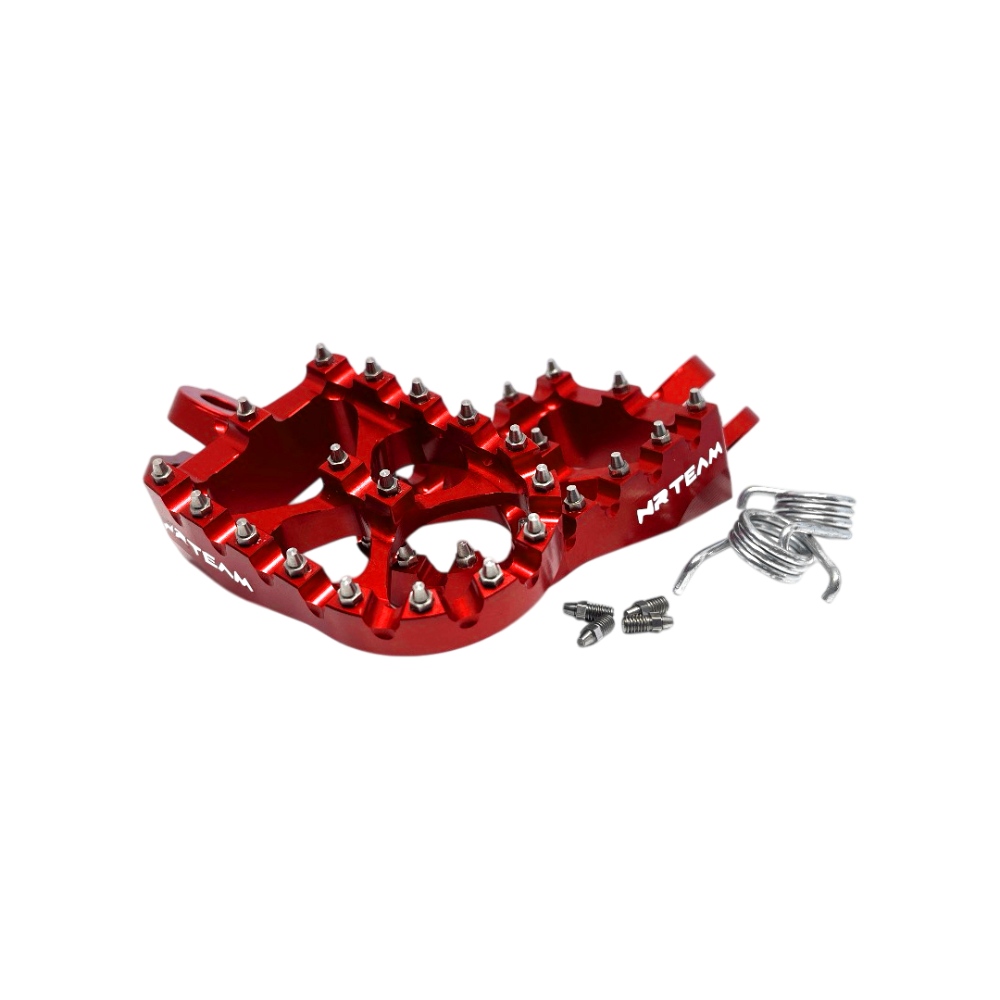 Repose-pieds en Ergal Suzuki RMZ 450 (08-10) rouges DS98.0796R