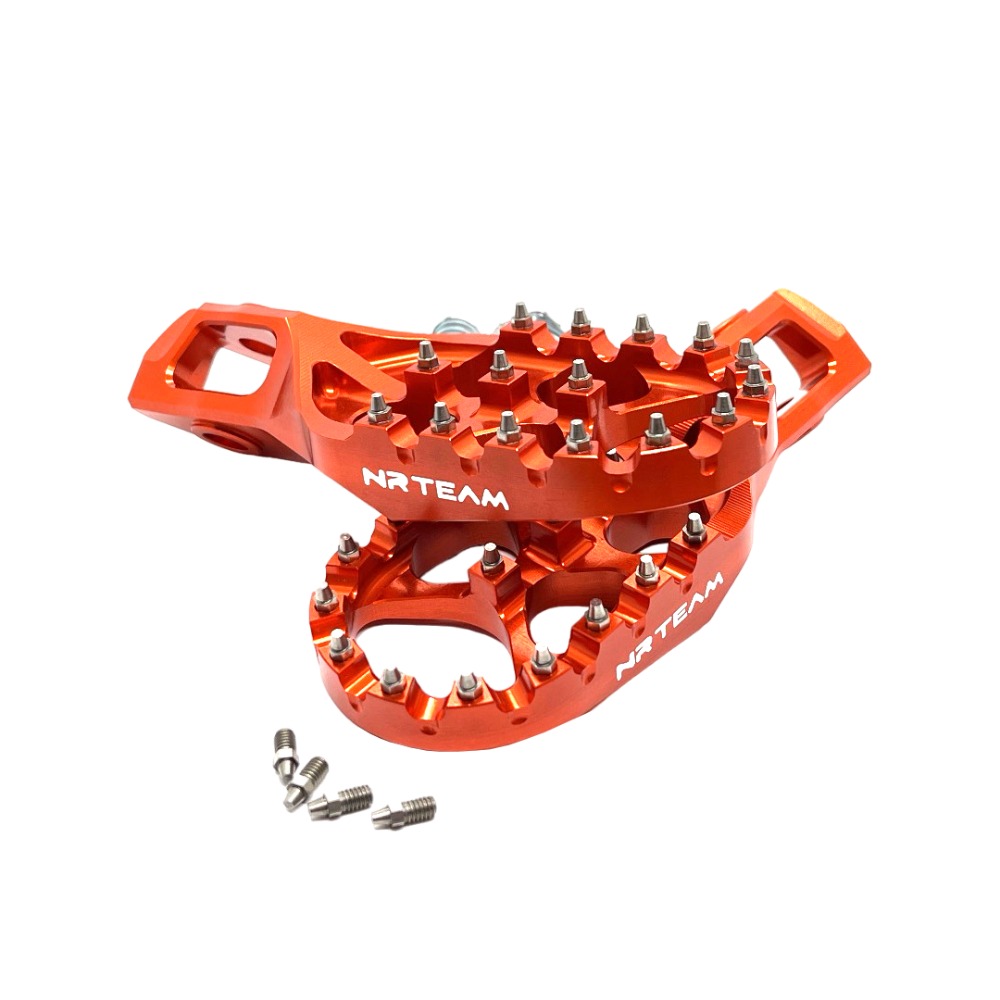 Repose-pieds en Ergal KTM 250 EXC (24-26) orange DS98.7925A