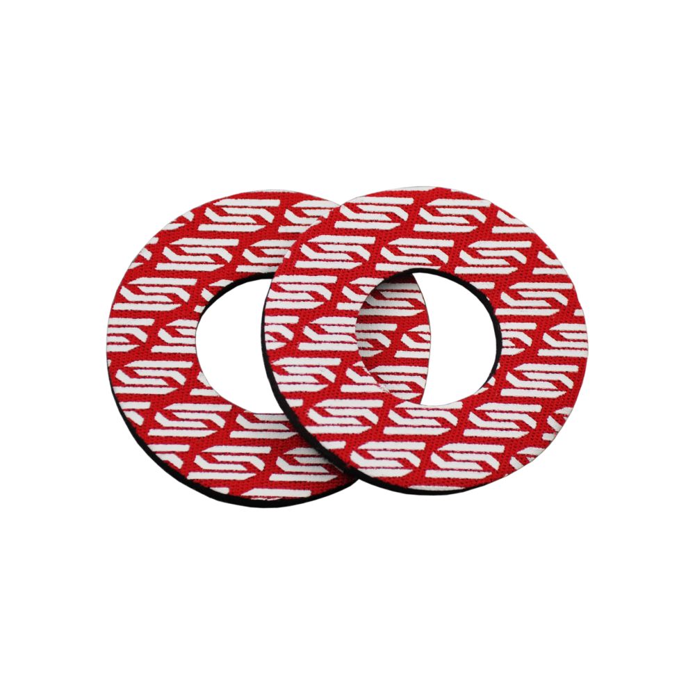 Paire de donuts pour poignées Scar rouges