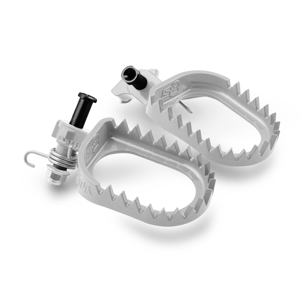 Repose-pieds acier S3 Sherco 250 SE-R (14-27) reculés et abaissés gris ESK-1417-S