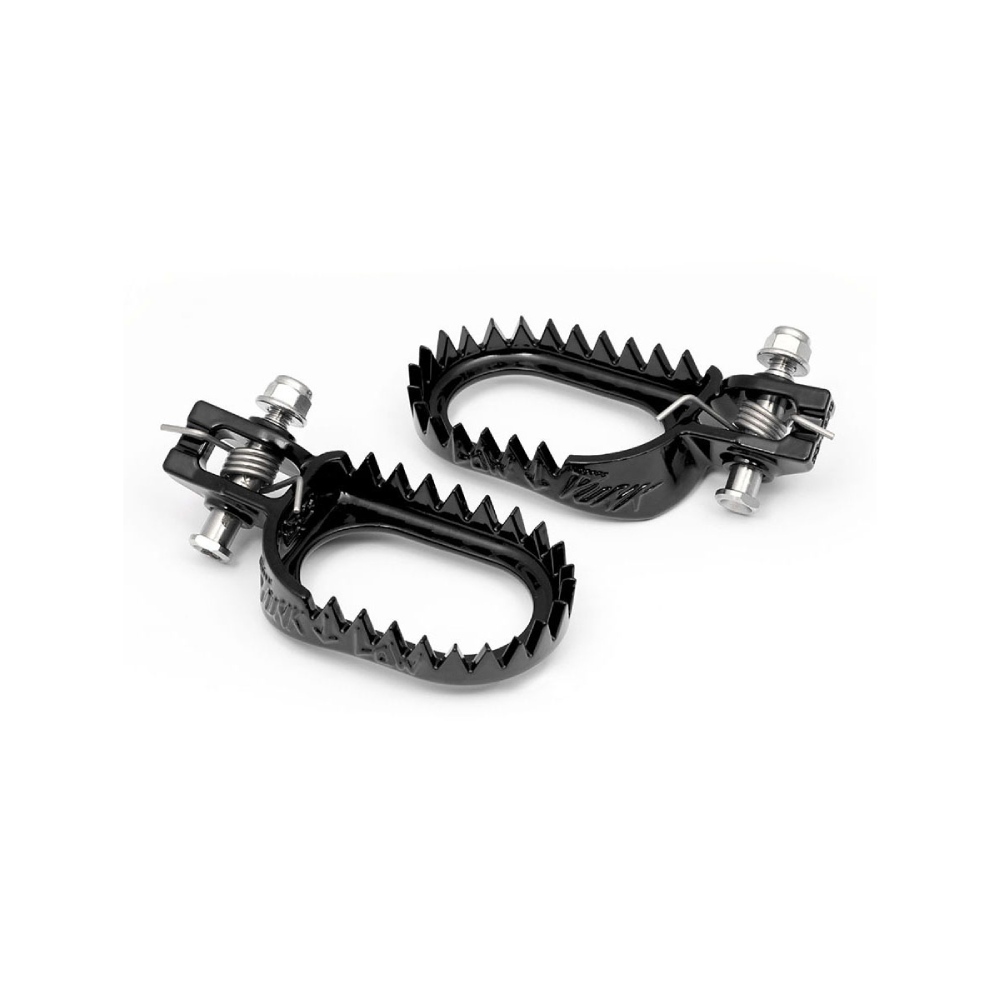 Repose-pieds acier S3 KTM 125 SX (16-22) reculés et abaissés noir ESK-1470-B