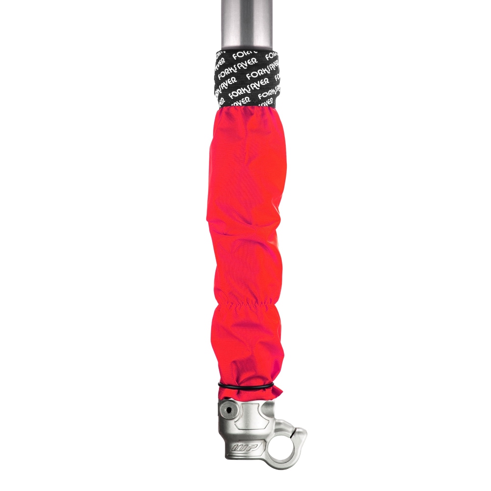 Protections de fourche Forksaver pour tubes de fourche de 45 mm à 48 mm rouges