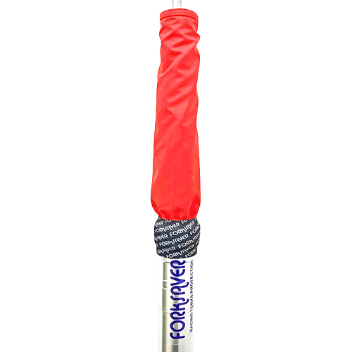 Protections de fourche Forksaver pour fourches conventionnelles rouges