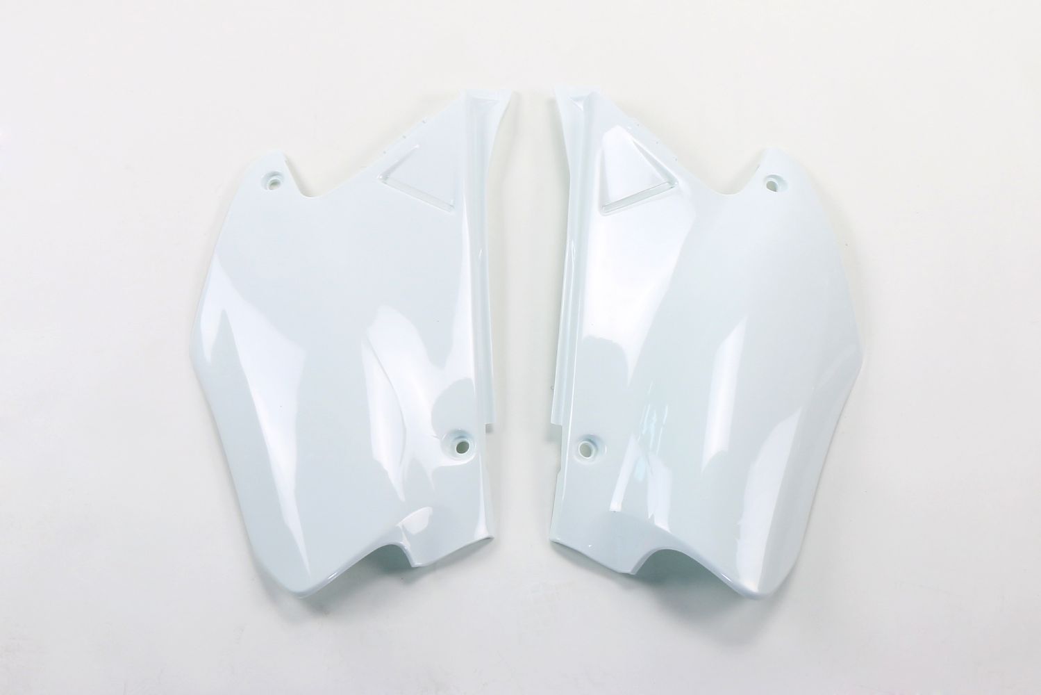 Plaques latérales porte-numéro Honda CR 250 (00-01) blancs* HO03665-041