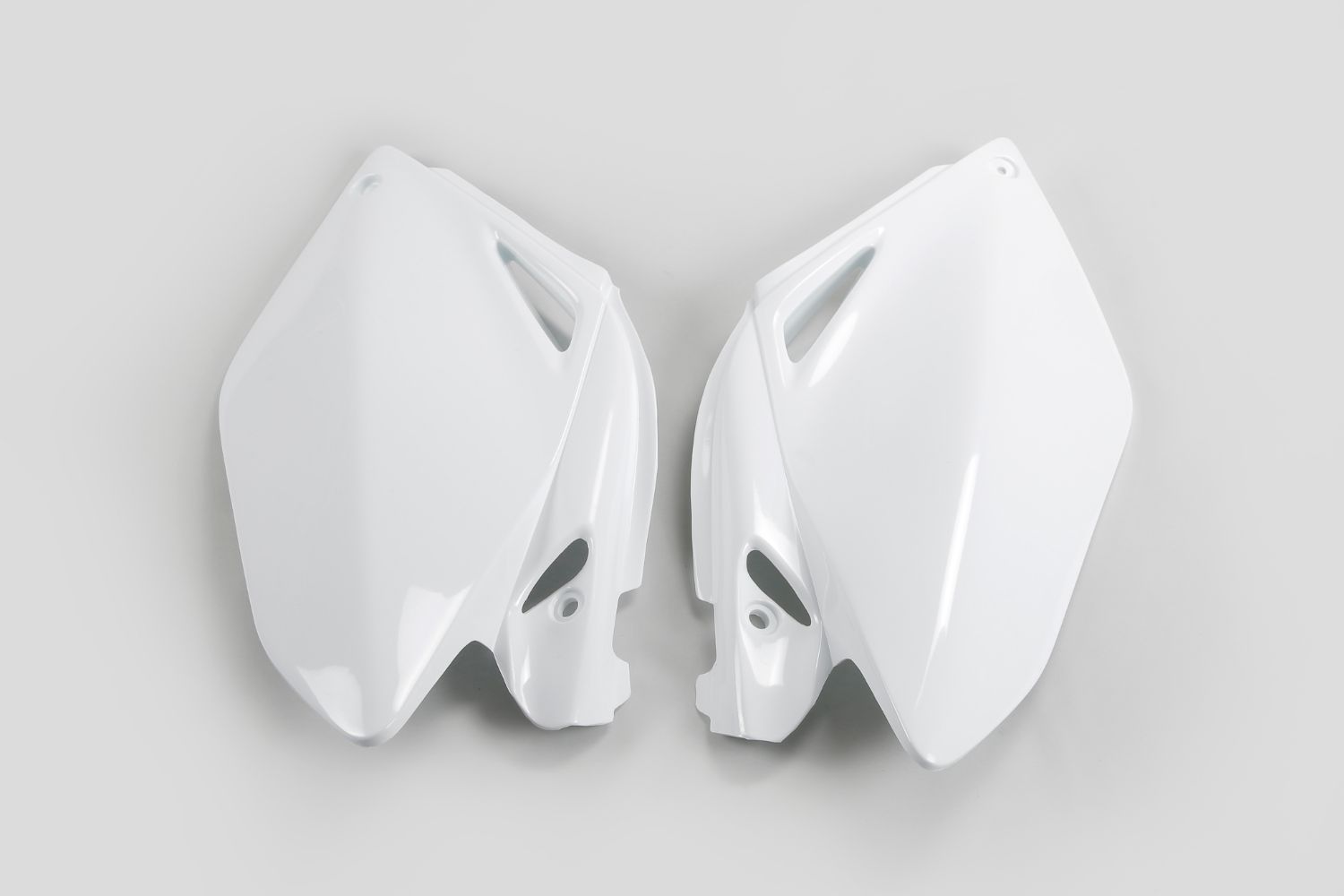 Plaques latérales porte-numéro Honda CRF 250 R (06-09) blancs* HO04606-041
