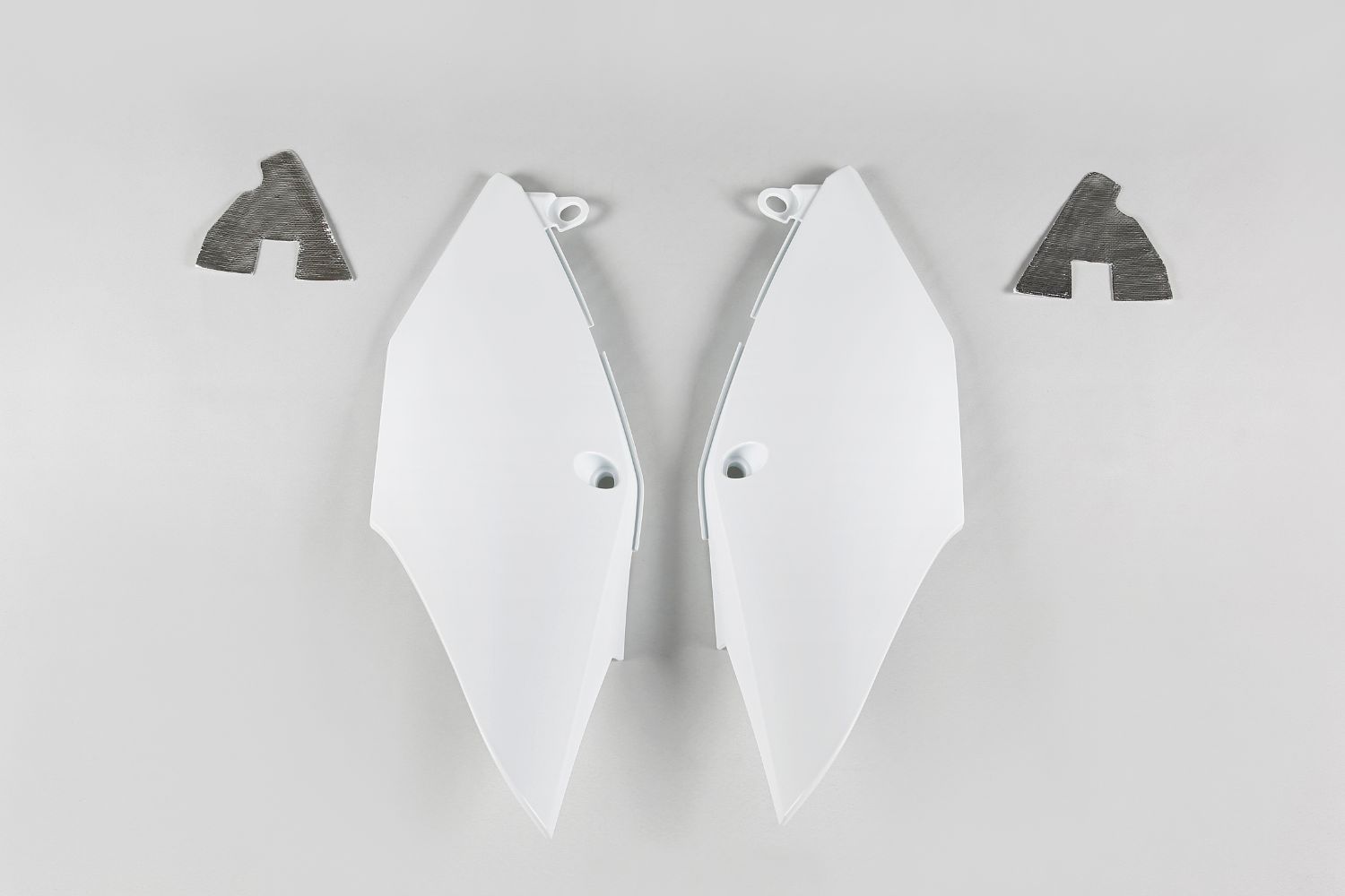 Plaques latérales porte-numéro Honda CRF 450 R (17-20) blancs* HO04684-041