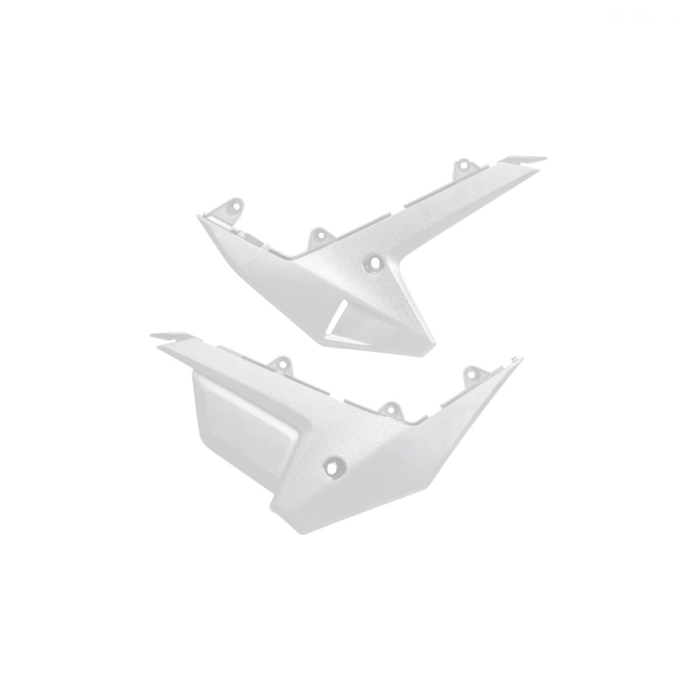 Plaques latérales porte-numéro Honda CRF 250 R (25-27) inférieurs blancs HO05616-041