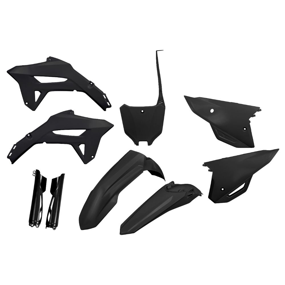 Kit plastiques Honda CRF 450 R (21-24) - couleur noir HOKIT125F-001